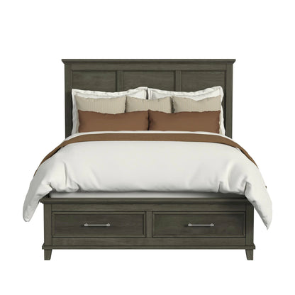 Canterbury - Queen Storage Bed - Gray
