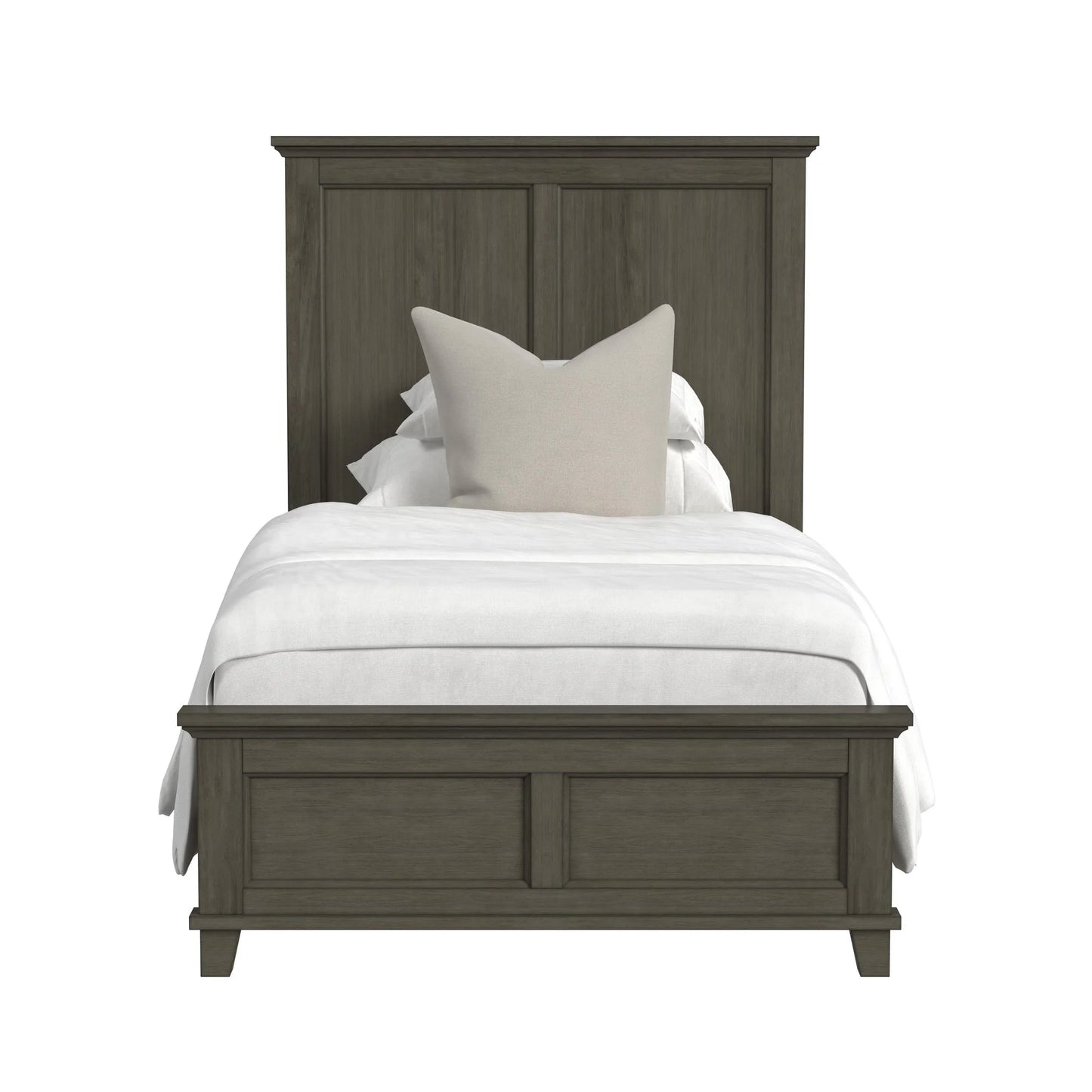 Canterbury - Twin Panel Bed - Gray