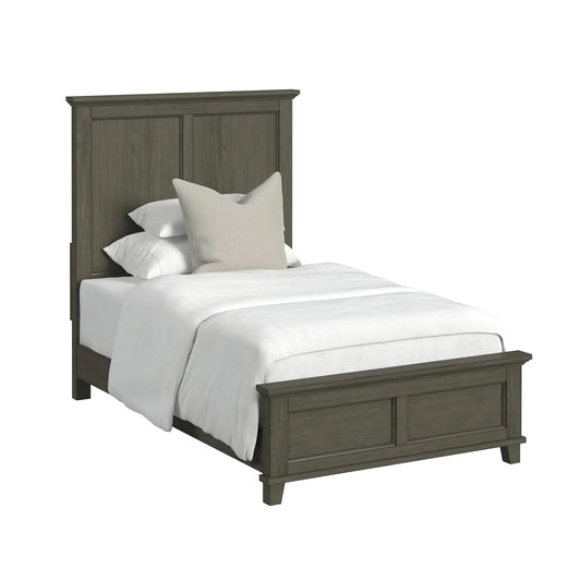 Canterbury - Twin Panel Bed - Gray