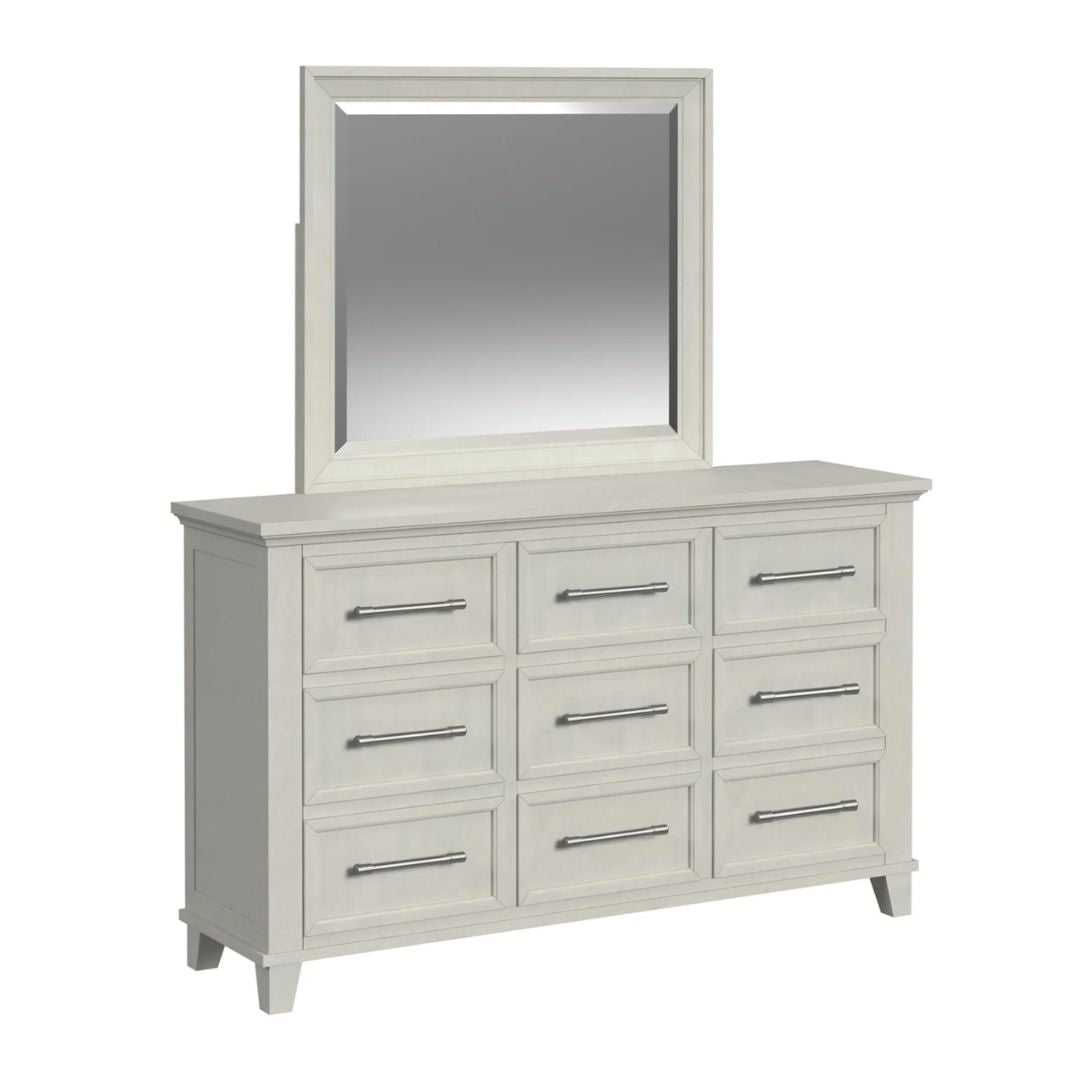 Canterbury - Dresser And Mirror Set - Ivory