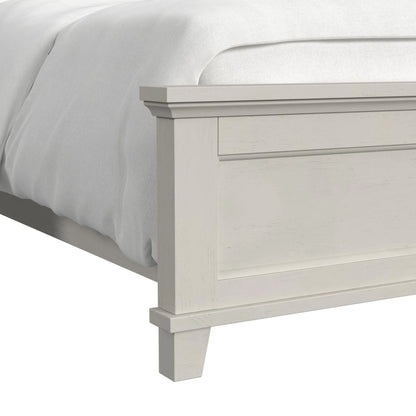 Canterbury - King Panel Bed - Ivory