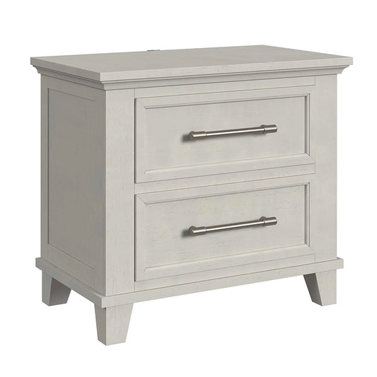 Canterbury - 2-Drawer Nightstand With USB - Ivory