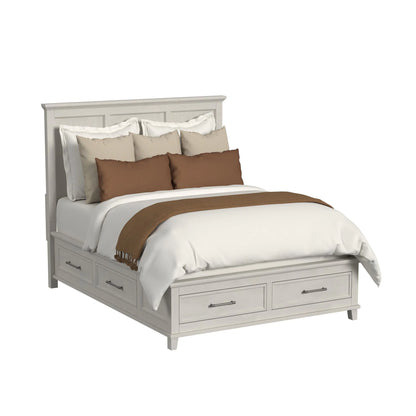 Canterbury - Queen Storage Bed - Ivory