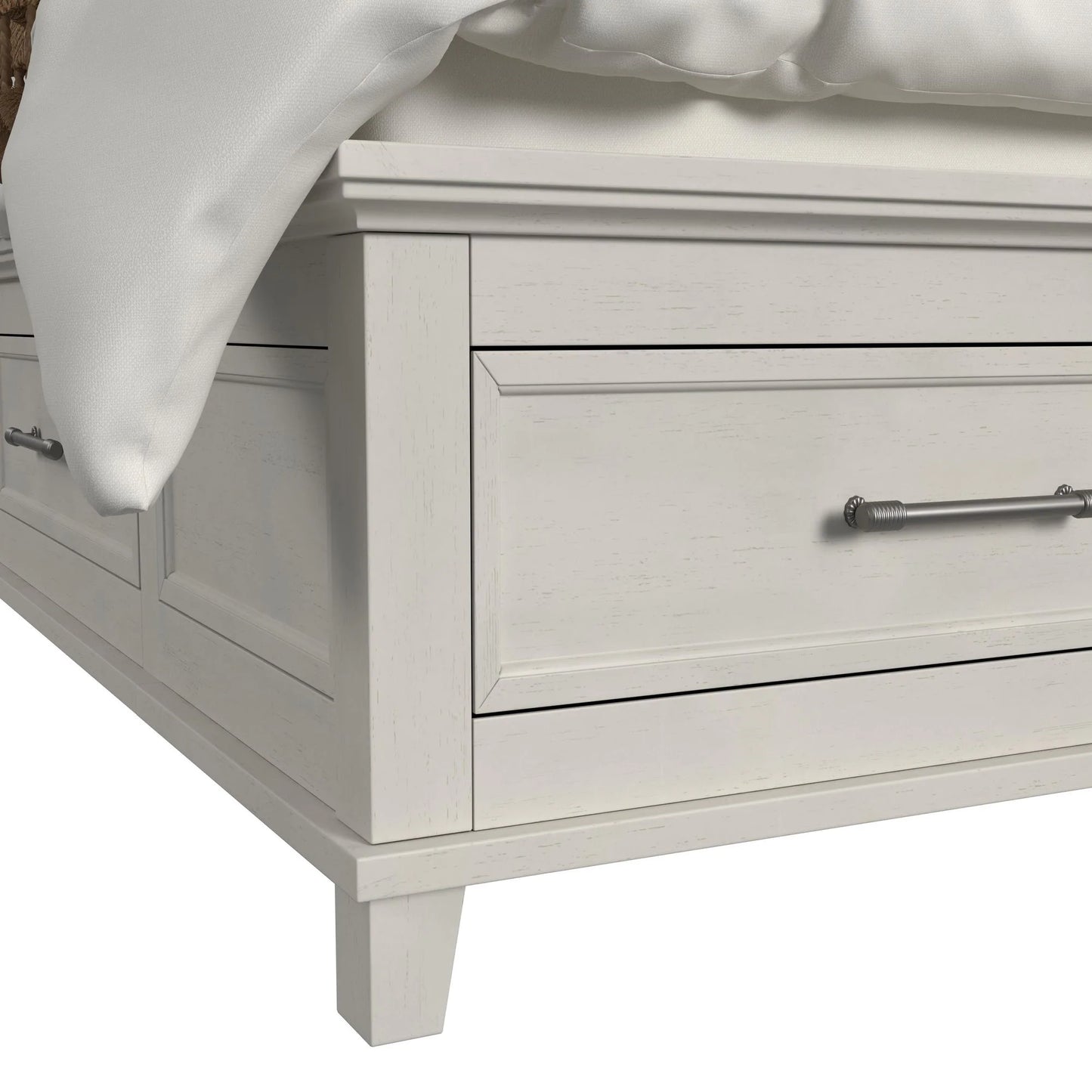Canterbury - Queen Storage Bed - Ivory