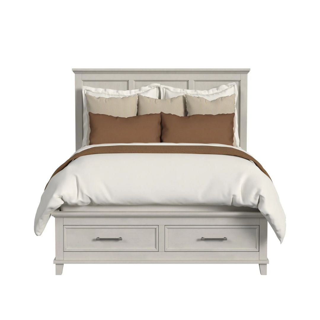Canterbury - Queen Storage Bed - Ivory