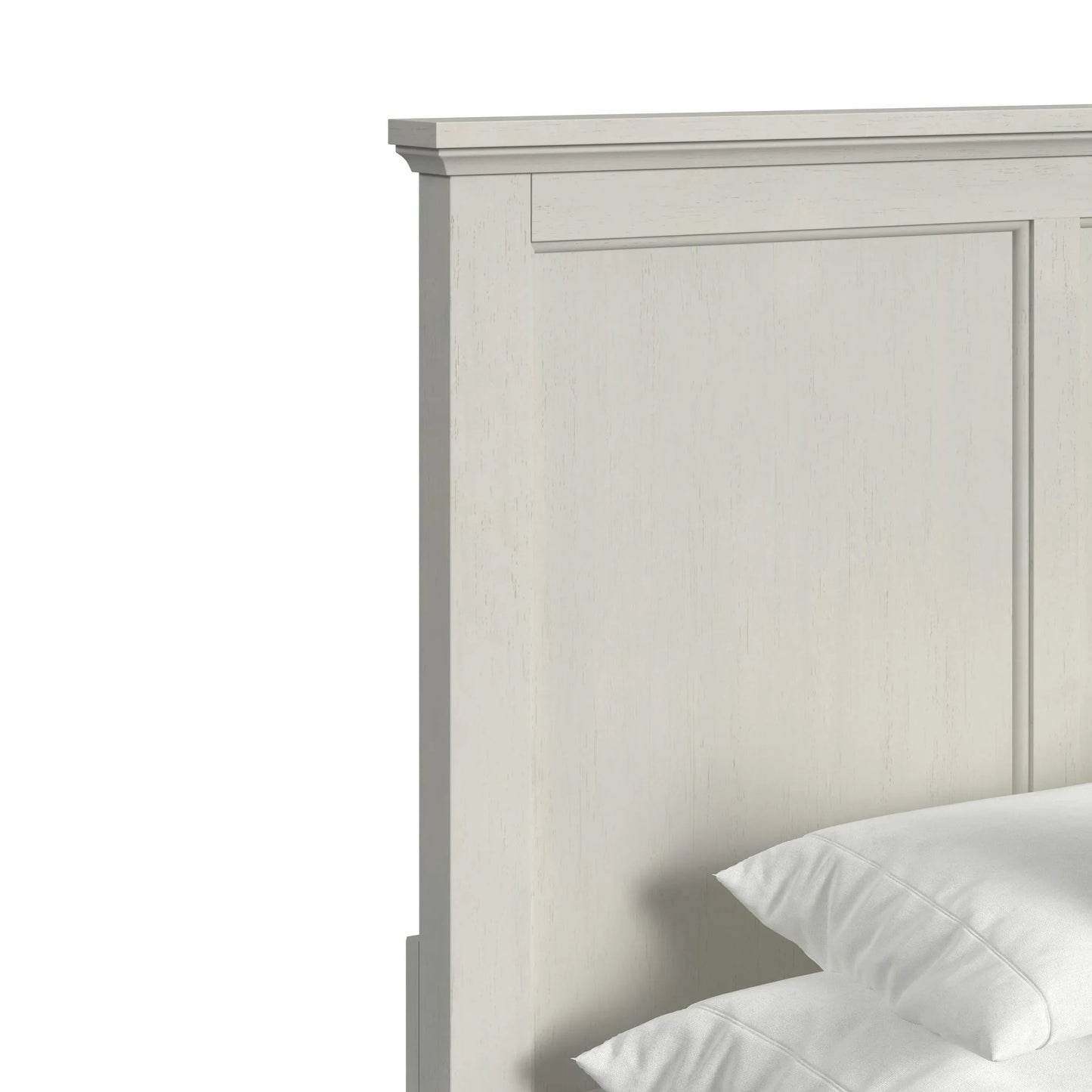 Canterbury - Twin Panel Bed - Ivory