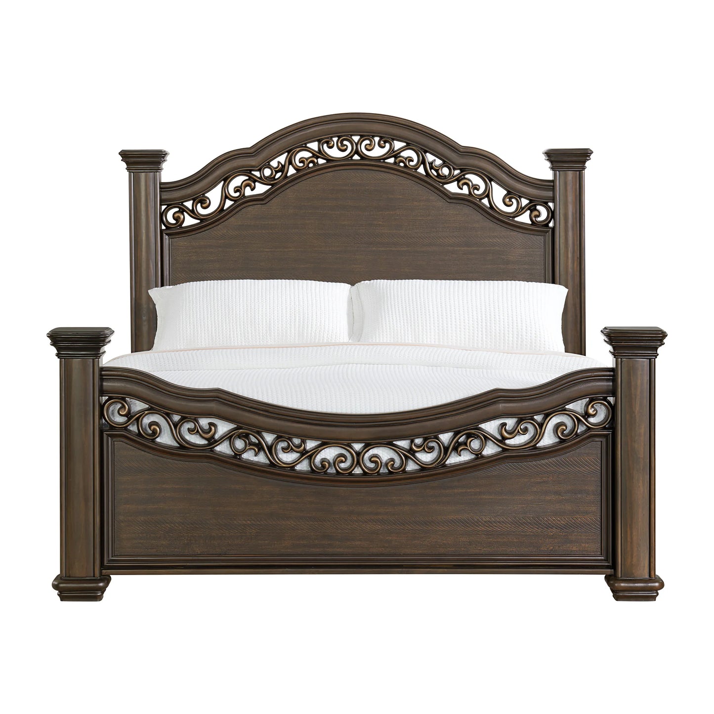 Brunswick - King Panel Bed - Mahogany
