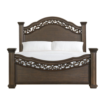 Brunswick - King Panel Bed - Mahogany
