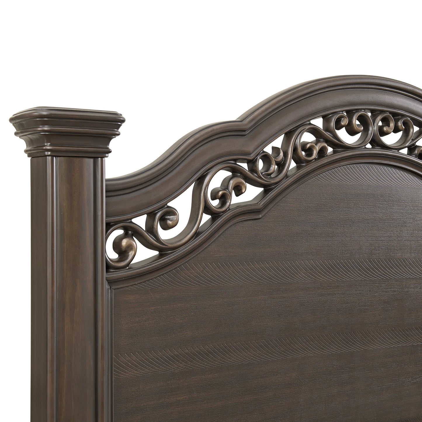 Brunswick - Queen Panel Bed - Mahogany