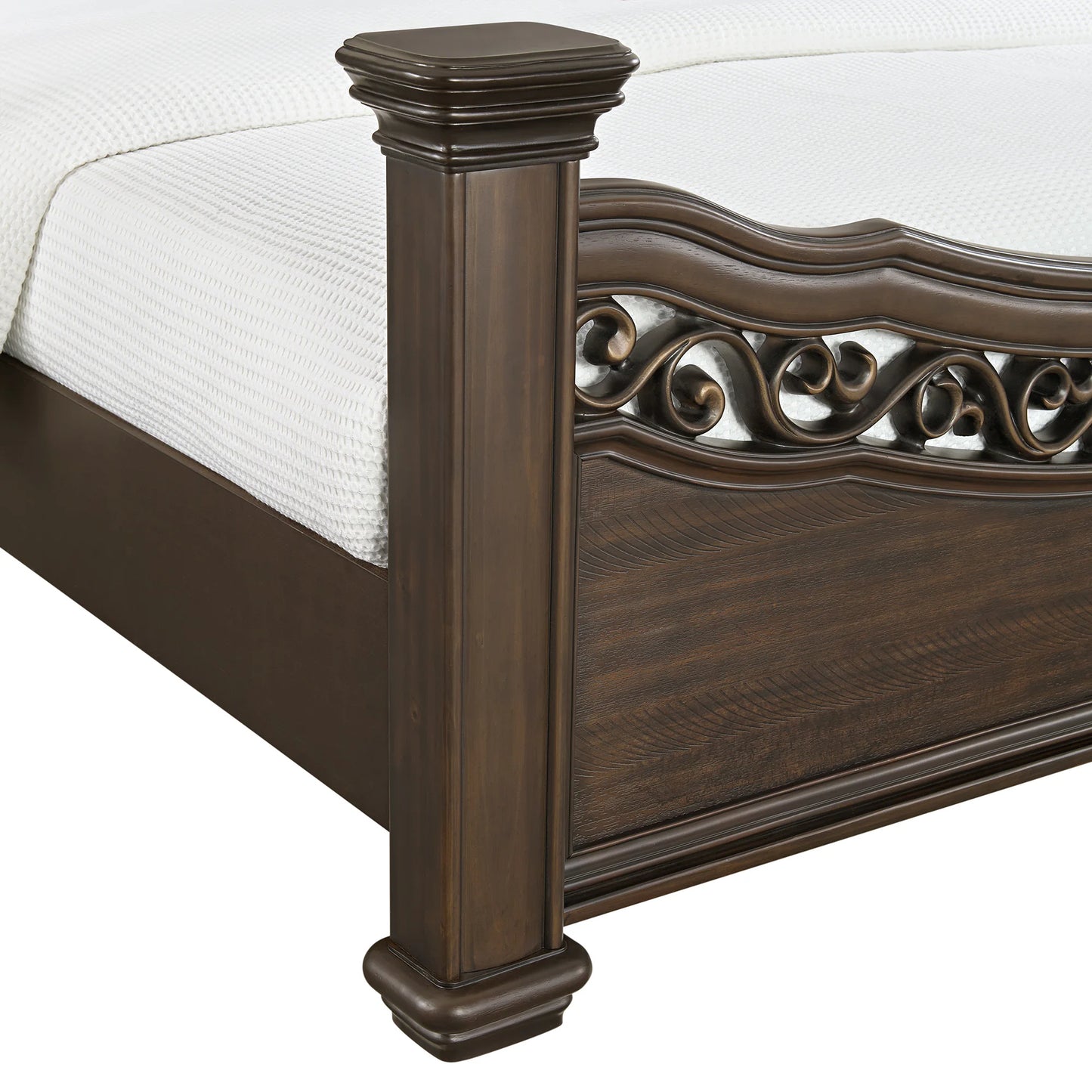 Brunswick - Queen Panel Bed - Mahogany