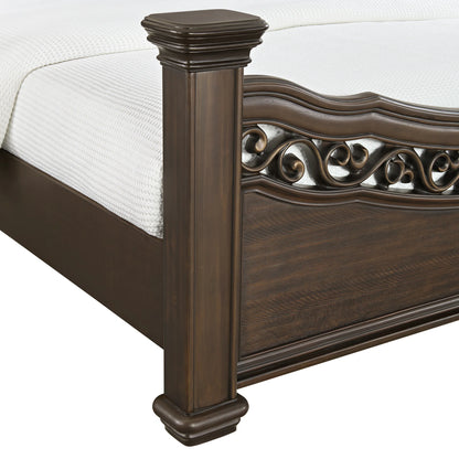 Brunswick - Queen Panel Bed - Mahogany