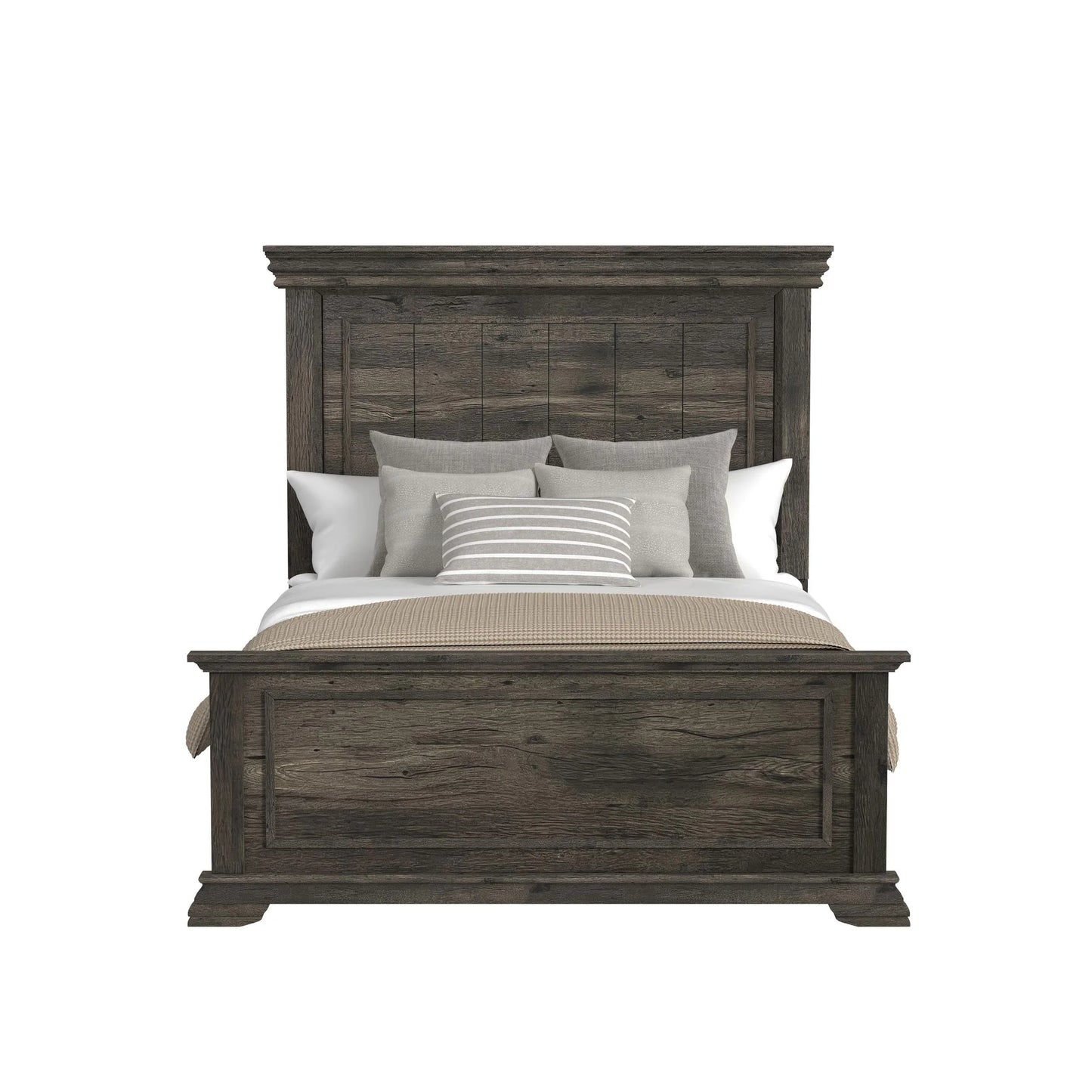 Park Ridge - Queen Panel Bed - Charcoal