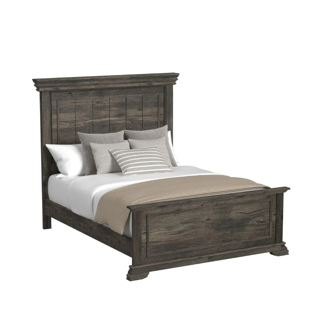 Park Ridge - Queen Panel Bed - Charcoal