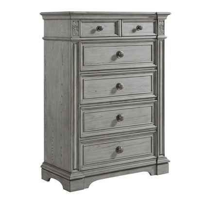 Glenmore - 5-Drawer Chest - Aged Gray