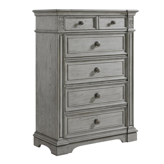 Glenmore - 5-Drawer Chest - Aged Gray