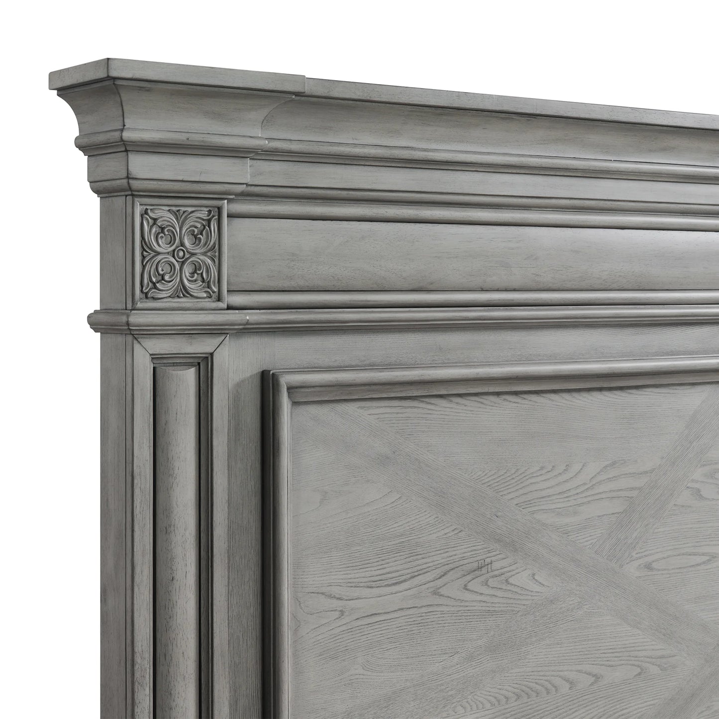 Glenmore - Queen Panel Bed - Aged Gray