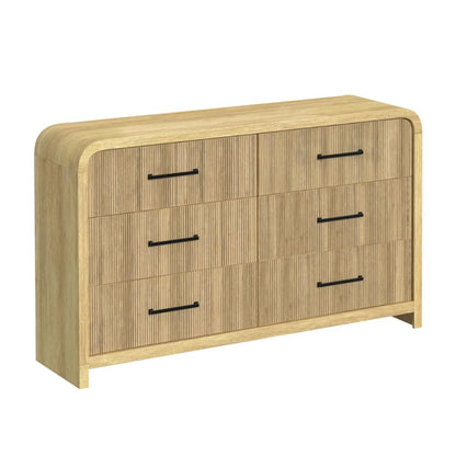 Ridgemont - 6-Drawer Dresser - Natural