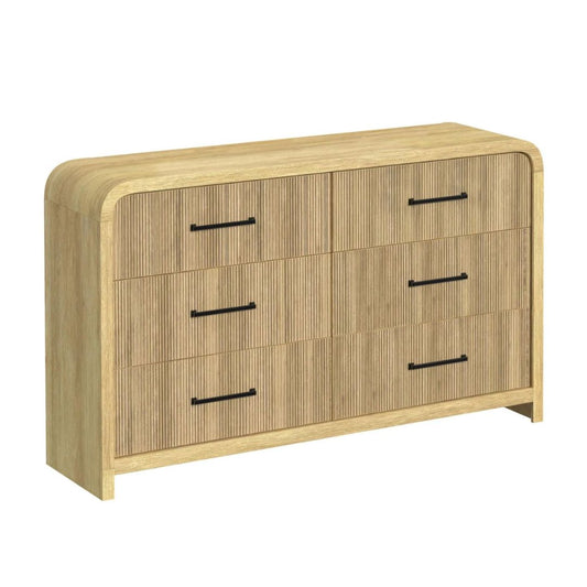 Ridgemont - 6-Drawer Dresser - Natural