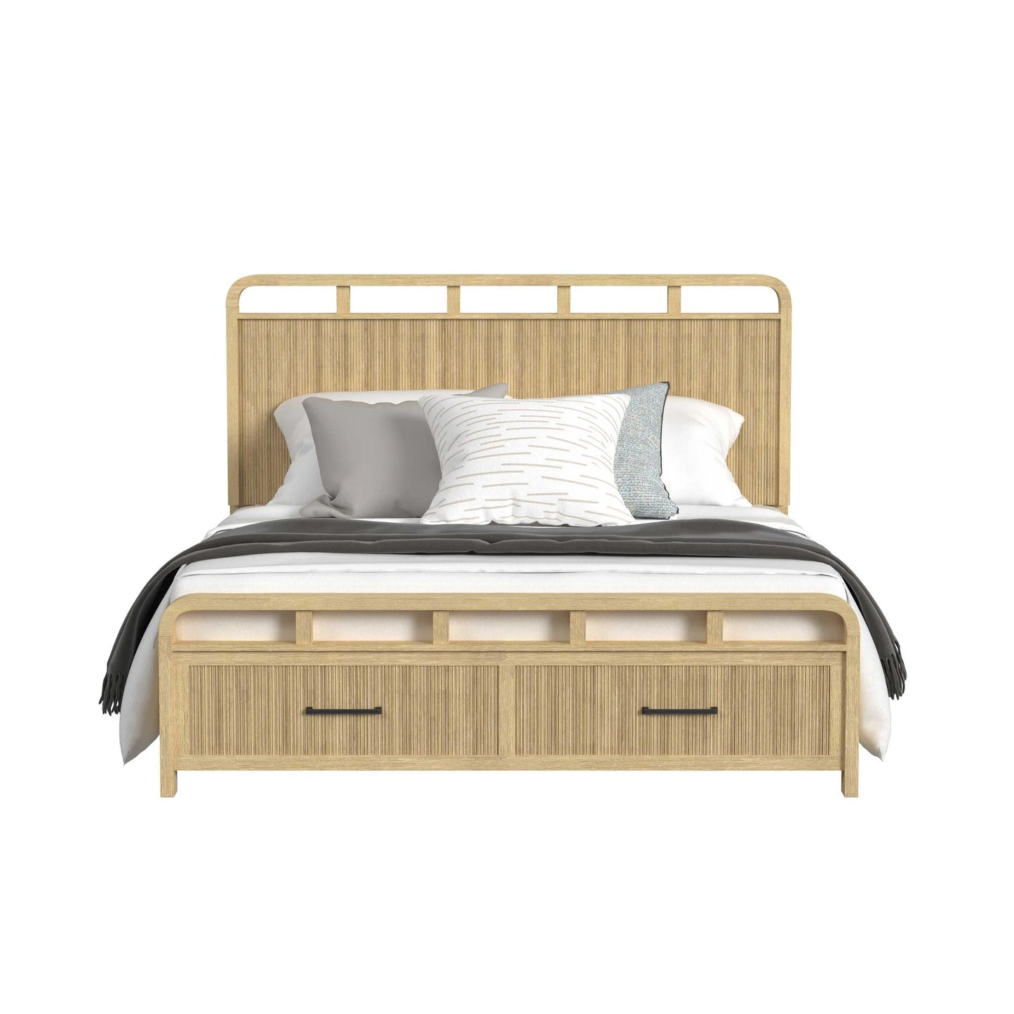 Ridgemont - King Storage Bed - Natural