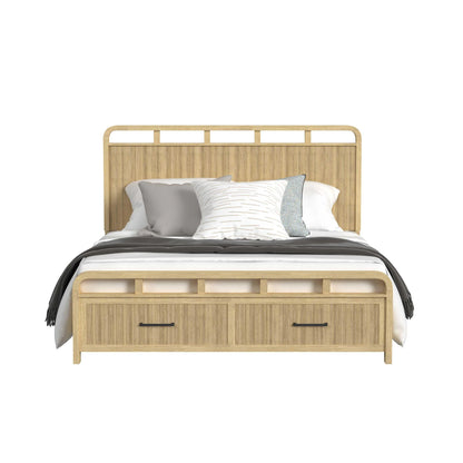 Ridgemont - King Storage Bed - Natural