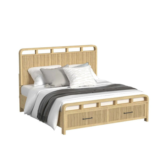 Ridgemont - King Storage Bed - Natural