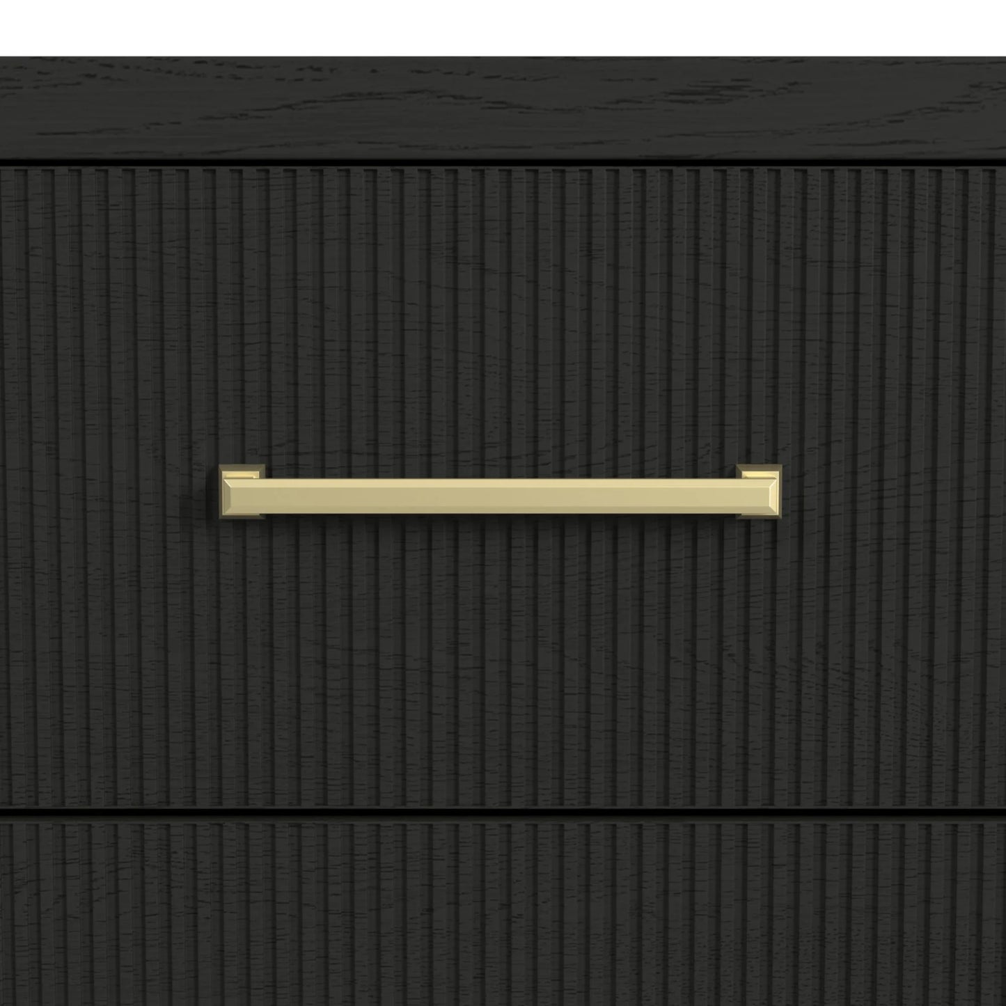 Ridgemont - Dresser And Mirror Set - Black With Grain