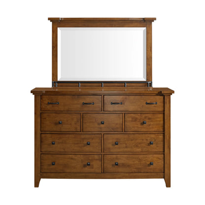Gage - Dresser & Mirror - Chestnut