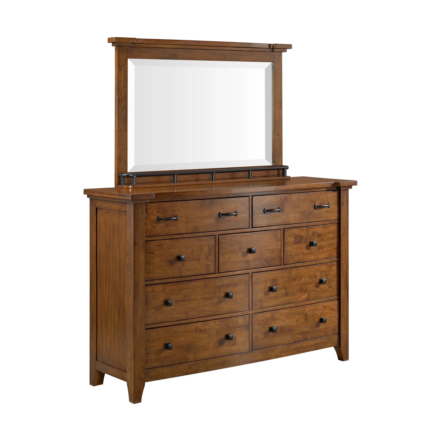 Gage - Dresser & Mirror - Chestnut