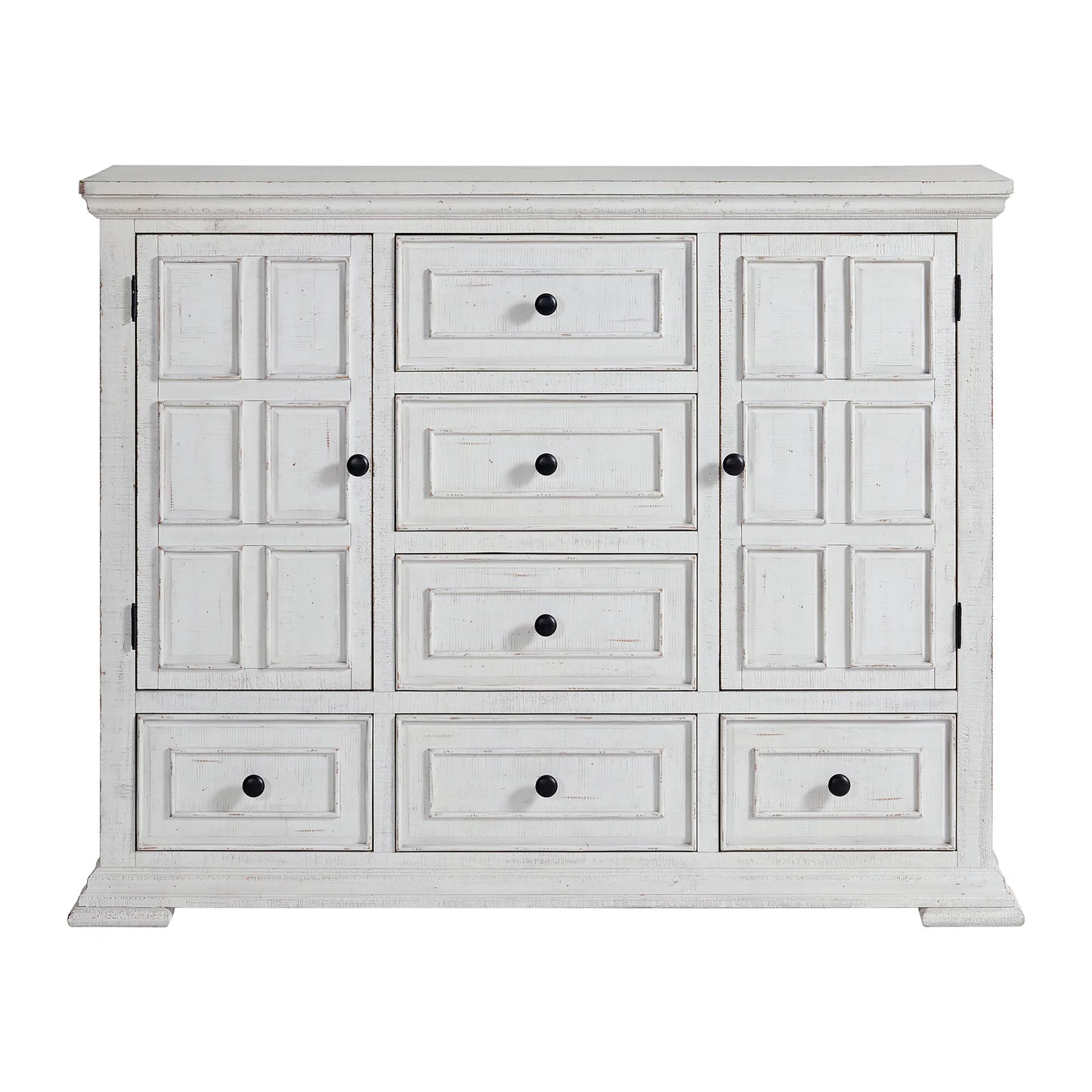 Heather - 6-Drawer Dresser - Rustic White