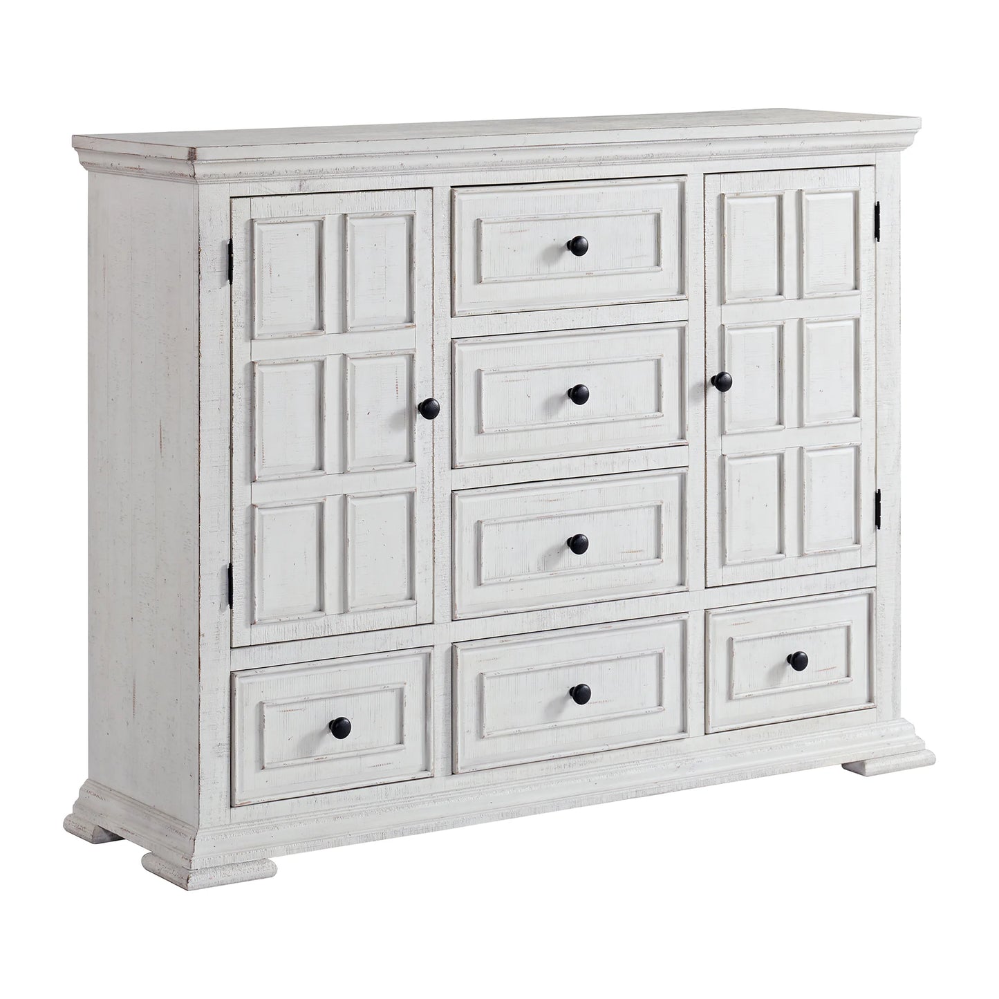 Heather - 6-Drawer Dresser - Rustic White