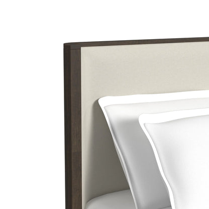 Sylvie - King Upholstered Bed - Dark Brown