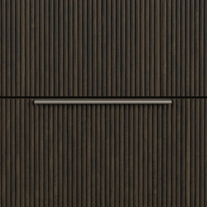 Sylvie - 1-Drawer Nightstand With Touch Light LED - Dark Brown