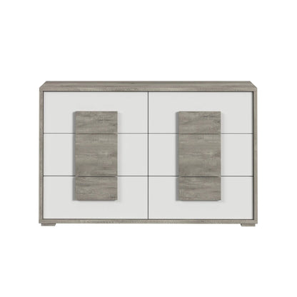 San Matteo - 6-Drawer Dresser - Gray