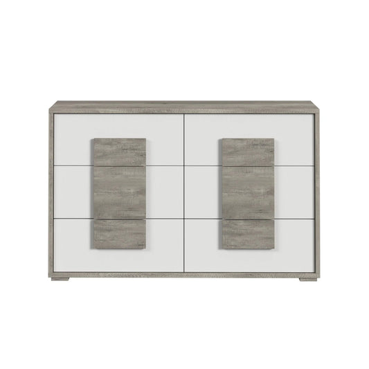 San Matteo - 6-Drawer Dresser - Gray