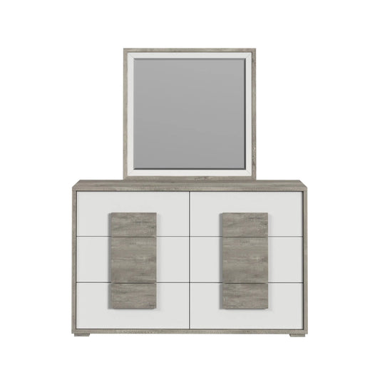 San Matteo - Dresser & Mirror - Gray