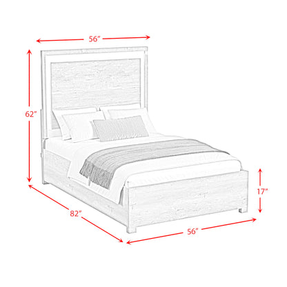 San Matteo - Full Bed With LED - Gray