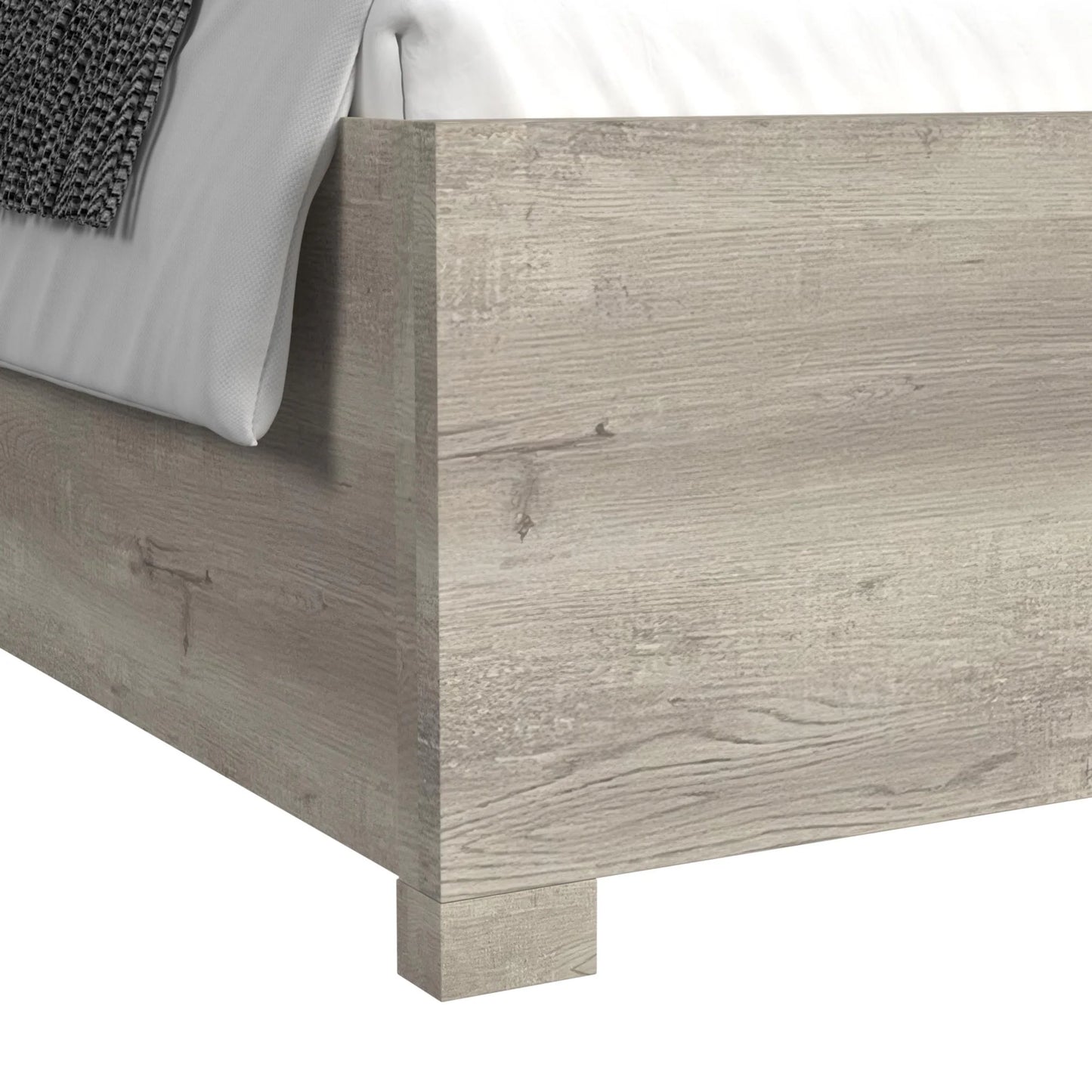 San Matteo - Twin Bed With LED - Gray