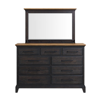 Montrose - Dresser And Mirror Set - Espresso & Brown