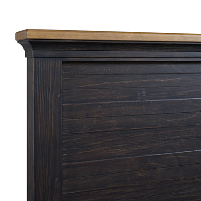 Montrose - King Storage Bed - Espresso & Brown