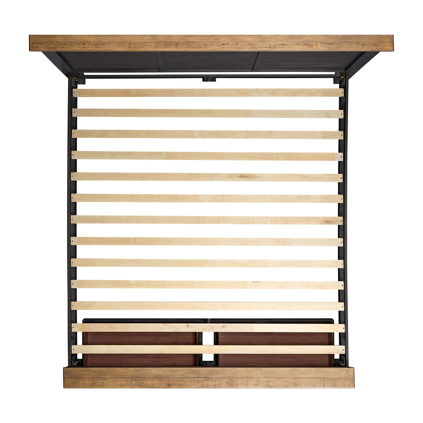 Montrose - King Storage Bed - Espresso & Brown