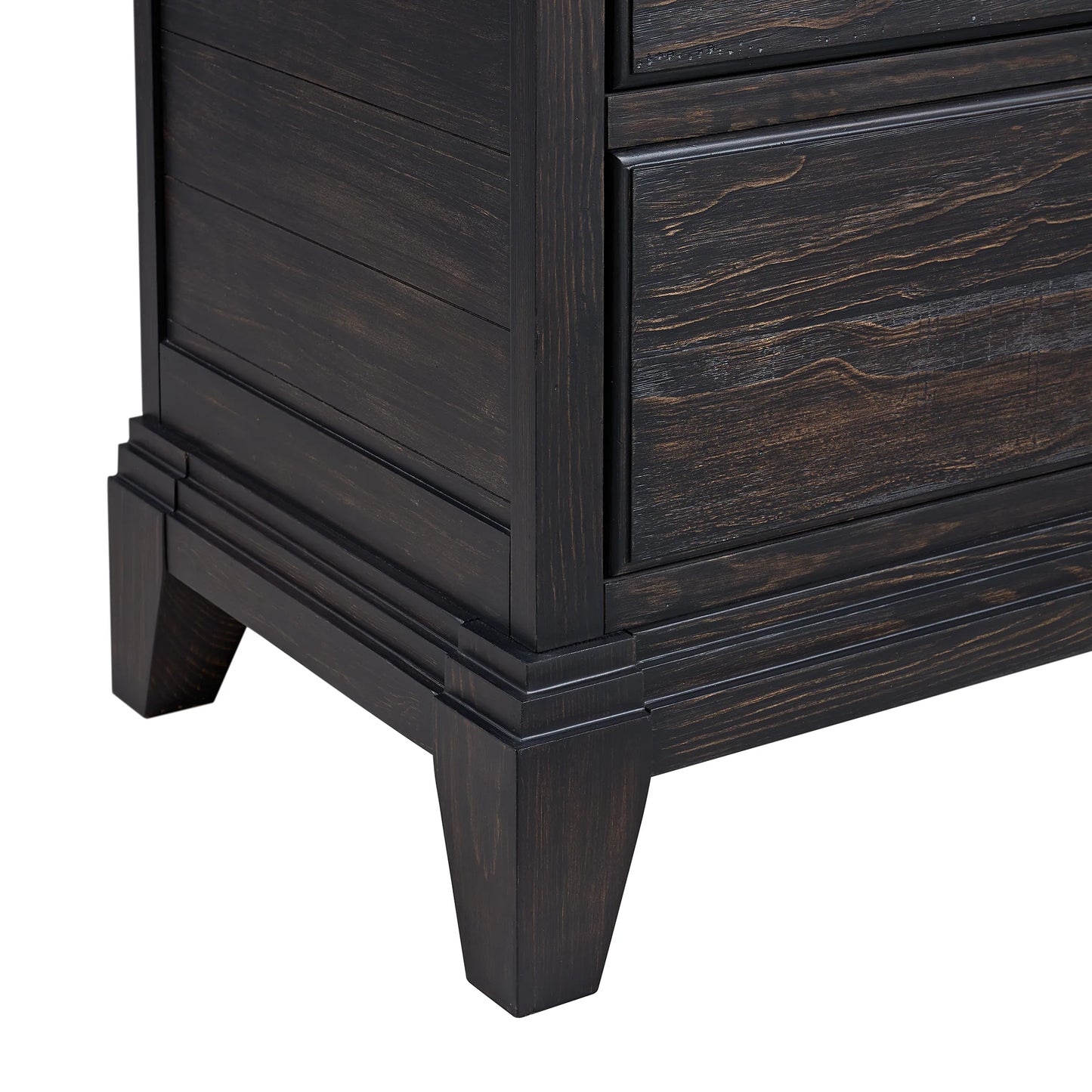 Montrose - Nightstand With Charger & Sensor Light - Espresso & Brown