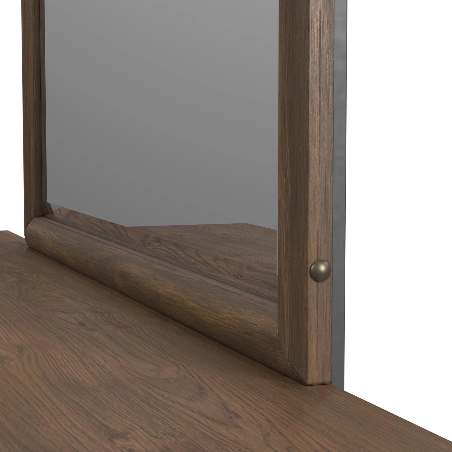 Brisbane - Dresser And Mirror Set With LED - Brown