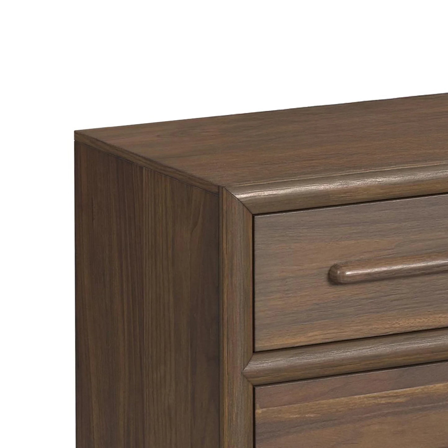 Brisbane - Dresser And Mirror Set With LED - Brown
