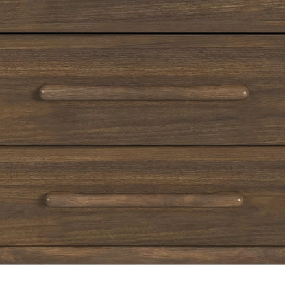 Brisbane - Dresser And Mirror Set With LED - Brown