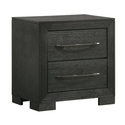 Allan - 2-Drawer Nightstand - Black