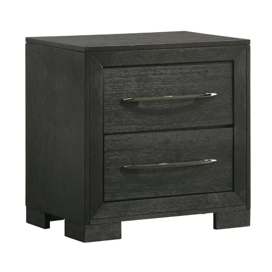 Allan - 2-Drawer Nightstand - Black