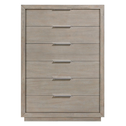 Arcadia - 6-Drawer Chest - Gray