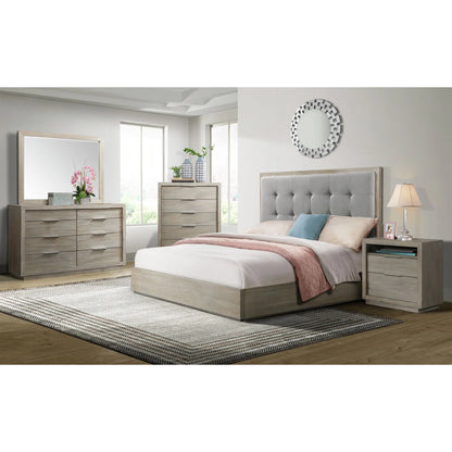 Arcadia - King Bed - Gray