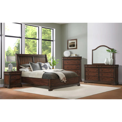 Phillipe - King Bed - Cherry