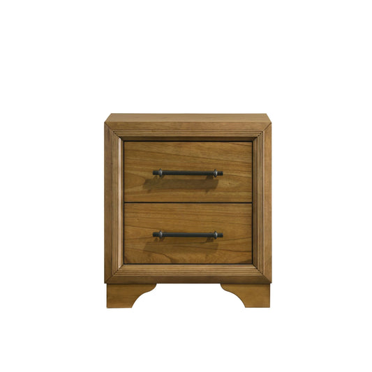 Harmony - 2-Drawer Nightstand With USB - Walnut